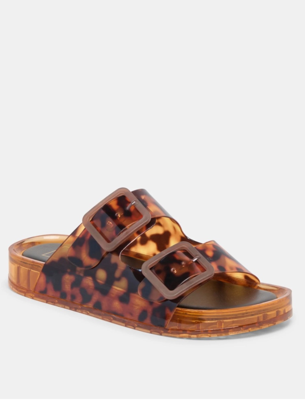 Dolce Vita Julio Sandals Tortoise Vinyl, NWB, 7